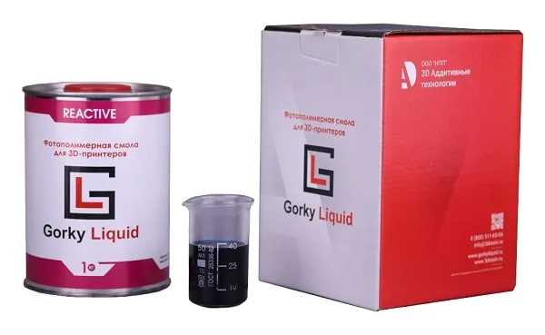 Фотополимерная смола Gorky Liquid Reactive синяя 1 кг