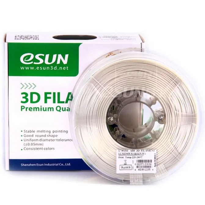Нить для 3D-принтера eSUN 3D ABS светящийся зеленый 2.85 мм