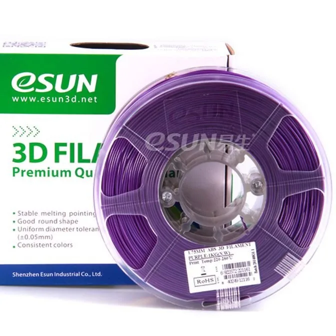 Нить для 3D-принтера eSUN 3D PLA фиолетовый 2.85 мм