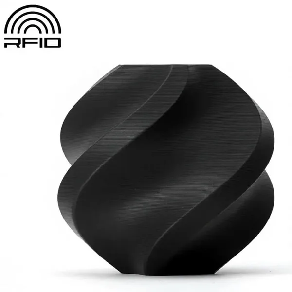 Катушка PLA Lite пластика Bambu lab RFID 1.75 мм 1кг черная