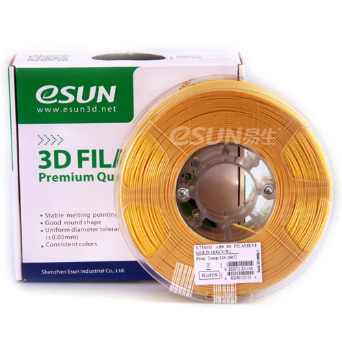 Нить для 3D-принтера eSUN 3D ABS Золотой 1.75 мм