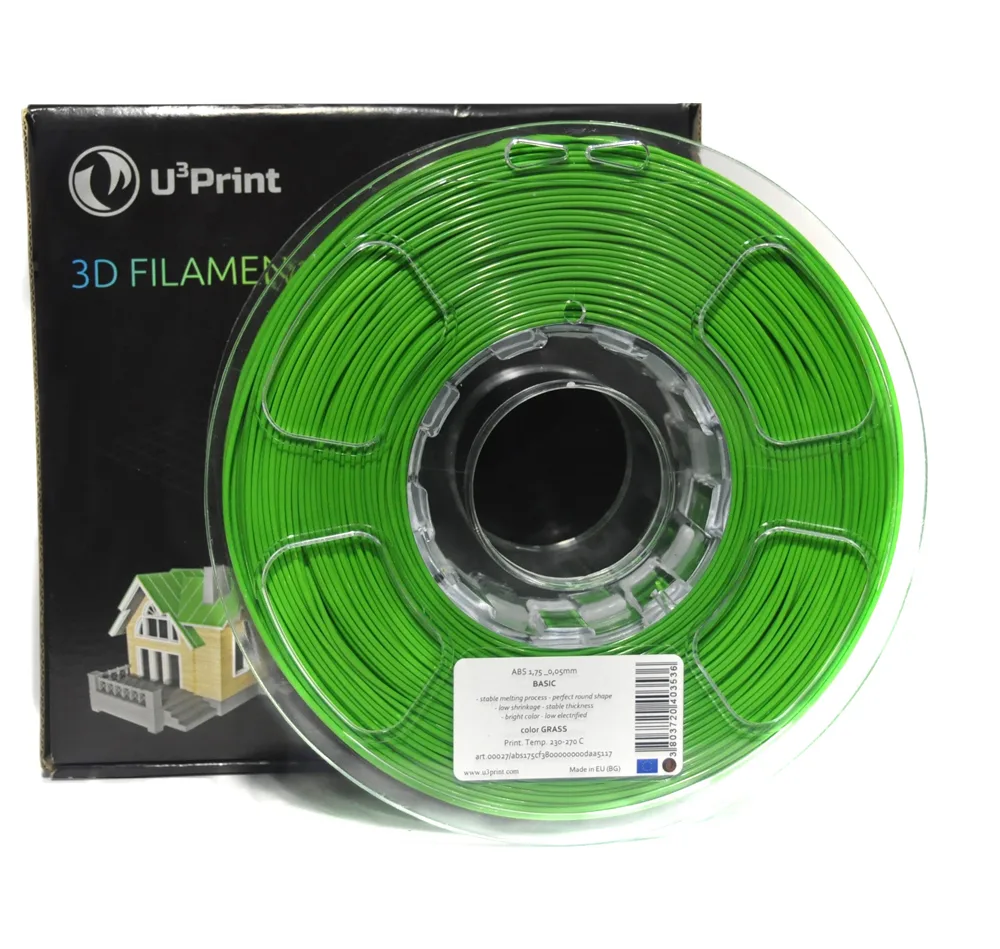 PLA basic пластик U3Print grass (зеленый)