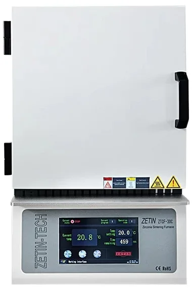 Печь для синтеризации циркония Zetin-Tech ZTCF-30B Mini