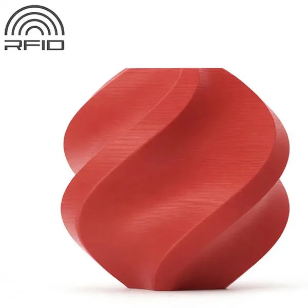 Катушка PLA Lite пластика Bambu lab RFID 1.75 мм 1кг красная