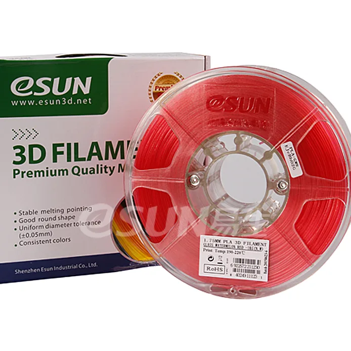 Нить для 3D-принтера eSUN 3D PLA красный арбуз 2.85 мм