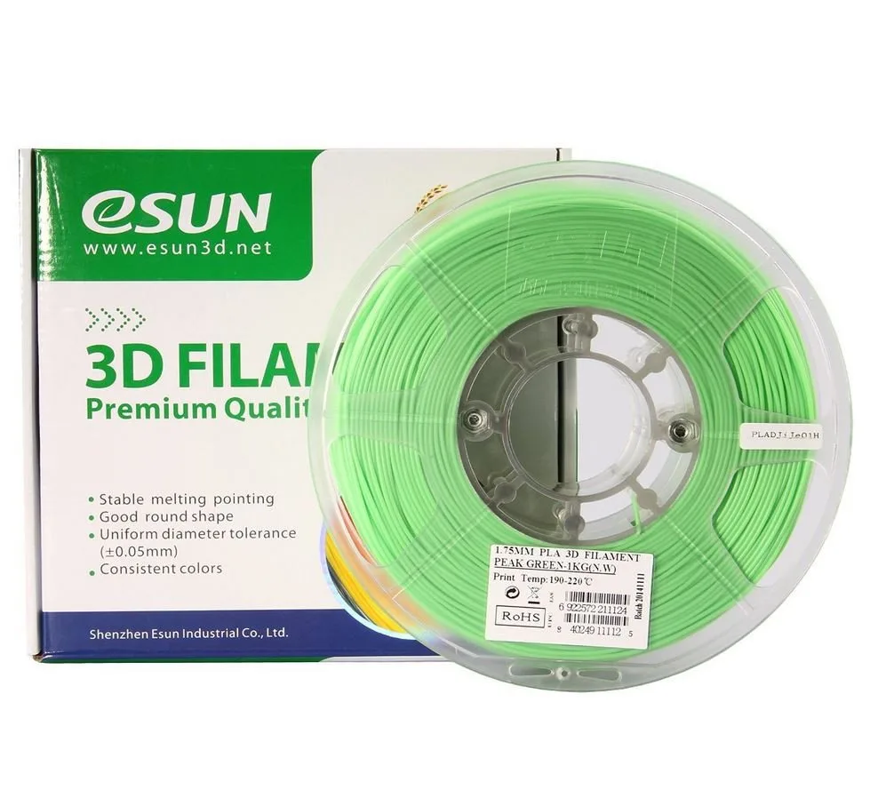 Нить для 3D-принтера eSUN 3D PLA салатовый 2.85 мм