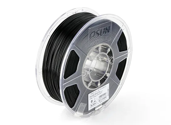 Нить для 3D-принтера eSUN 3D PLA+ черный 2.85 мм